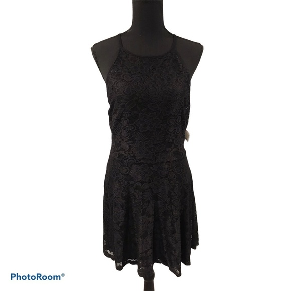 Altar'd State Halter Lace Overlay Dress Medium NWT - Picture 1 of 5